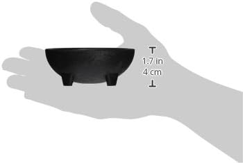 Winco Molcajete Salsa Bowls, 4-Ounce Bowls, Black, Set of 4