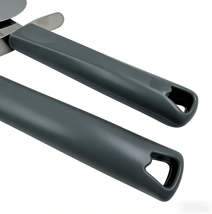 Pizza Cutter ChefPizza Wheel Cutter and Pie Server, Pizza Spatula Nonstick Stainless Steel Sharp Blade Rocker Slicer Stainless Steel Blade (Pizza Cutter Wheel& pie server)