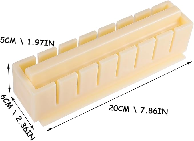 Sushi Mould Rice Roller Diy Sushi Maker Tool Compact Lightweight Plastic Rolling Kit for Easy Home Use and Cleaning