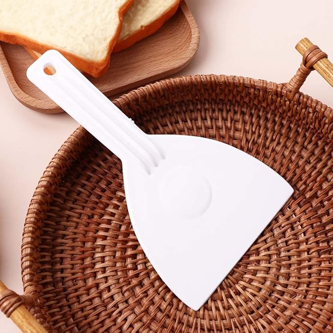 2PCS Plastic Dough Cutter,Bread Dough Trimming Scraper,Cake Pizza Spatula Cutter, Pizza Bread Bench with Handle Trimming Icing Baking Chopper