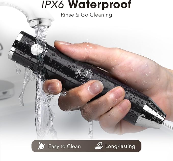 Zulay Kitchen Rechargeable Milk Frother Handheld - Lux 4 Whisks, Powerful 2-Speed Motor, Waterproof, 2000mAh Battery - Drink Mixer for Latte, Cappuccino, Matcha & Protein Powder - Jet Black