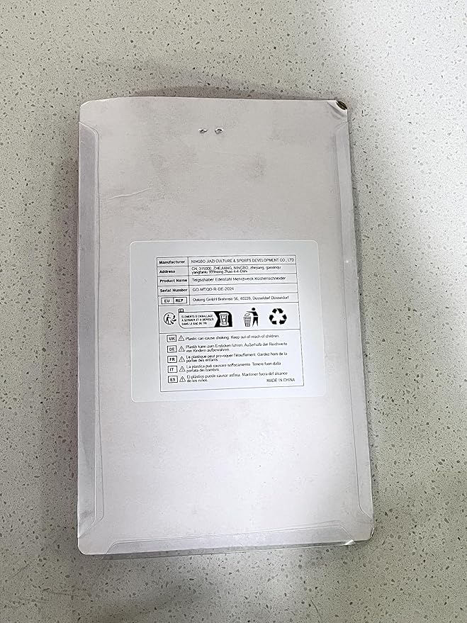 GINKGO Bench Dough Scraper Chopper Stainless Steel Kitchen Utensil Multipurpose Pastry/Food Cutter Scraper Tool for Cake, Pizza, Bread, BBQ - Red