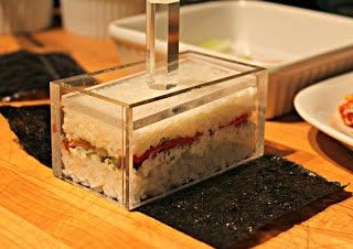 Single Clear Acrylic Musubi Press Non Stick Sushi Maker AZM Displays