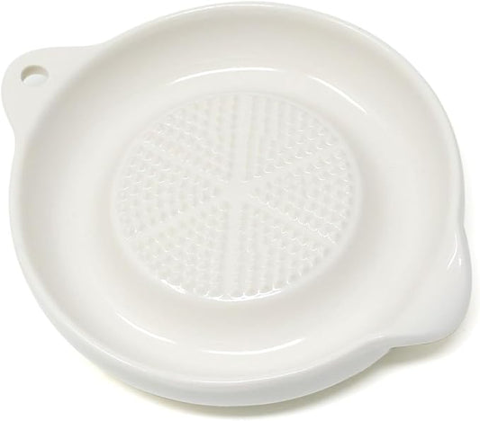 "yueton 1 Pack Ceramic Grater for Mashed Potato Making, Garlic, Ginger, Onion, Lemon, Chocolate, Practical Kitchen Tool"
