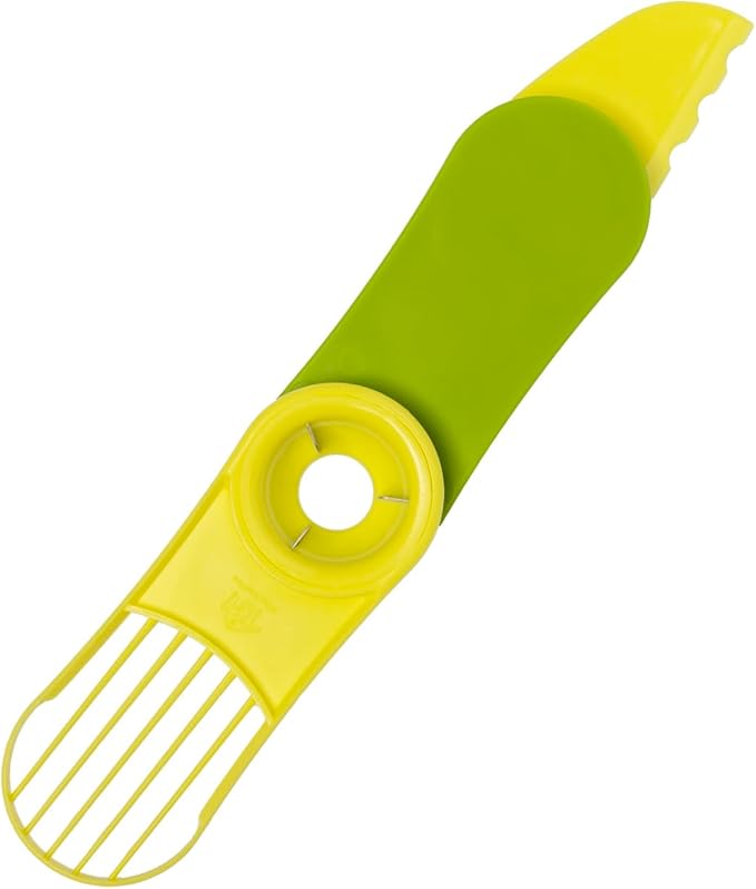 3-in-1 Avocado Slicer, Pitter, and Peeler - Foldable, Durable, and Easy to Clean