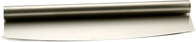 RSVP International Endurance® Rocker Style Stainless Steel Pizza Cutter, 14" | Sharp & Versatile Cutter | Chop & Slice Cakes & Pizzas with Ease | Dishwasher Safe