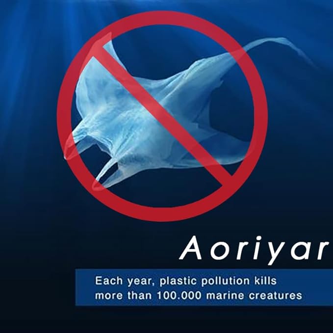 100 Count 4 Gallon Small Biodegradable Trash Bags 20L Leakage-Free Waste Basket Trash Bags Compost Garbage Bag Trash Can Liners for Kitchen, Restaurant, Office, Bedroom, Bathroom