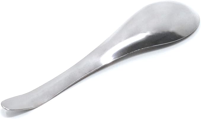 Honbay 1PCS Stainless Steel Garlic Ginger Fruits Root Vegetable Grater Grinder Spoon for Kitchen