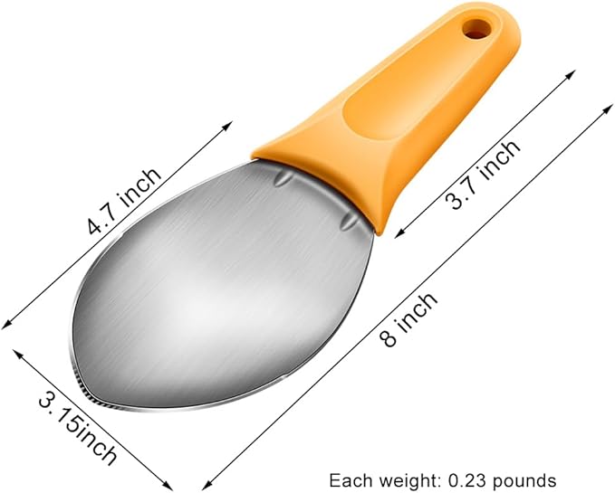 2 Pcs Mango Slicer Cutting Tool, Watermelon Cutter Tool, Mango Splitter Dragon Fruit Prep Tool, Mango Pitter and Peeler with Non-Slip Handle Kitchen Tools for papaya, avocado, Kiwi