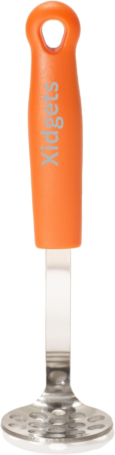 Mini Avocado Masher, Heavy Duty, Kitchen Utensil. Stainless Steel, Tiny Masher, Compact Mini Masher for Avocado - Effortless Guacamole Preparation, Dishwasher Safe (Orange)