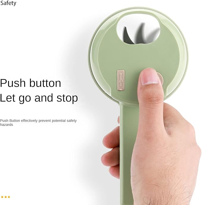 4 in 1 Handheld Electric Food Cutter Set, Kitchen Gods Wireless Food Processor for Fruits, Vegetables and Meat Green