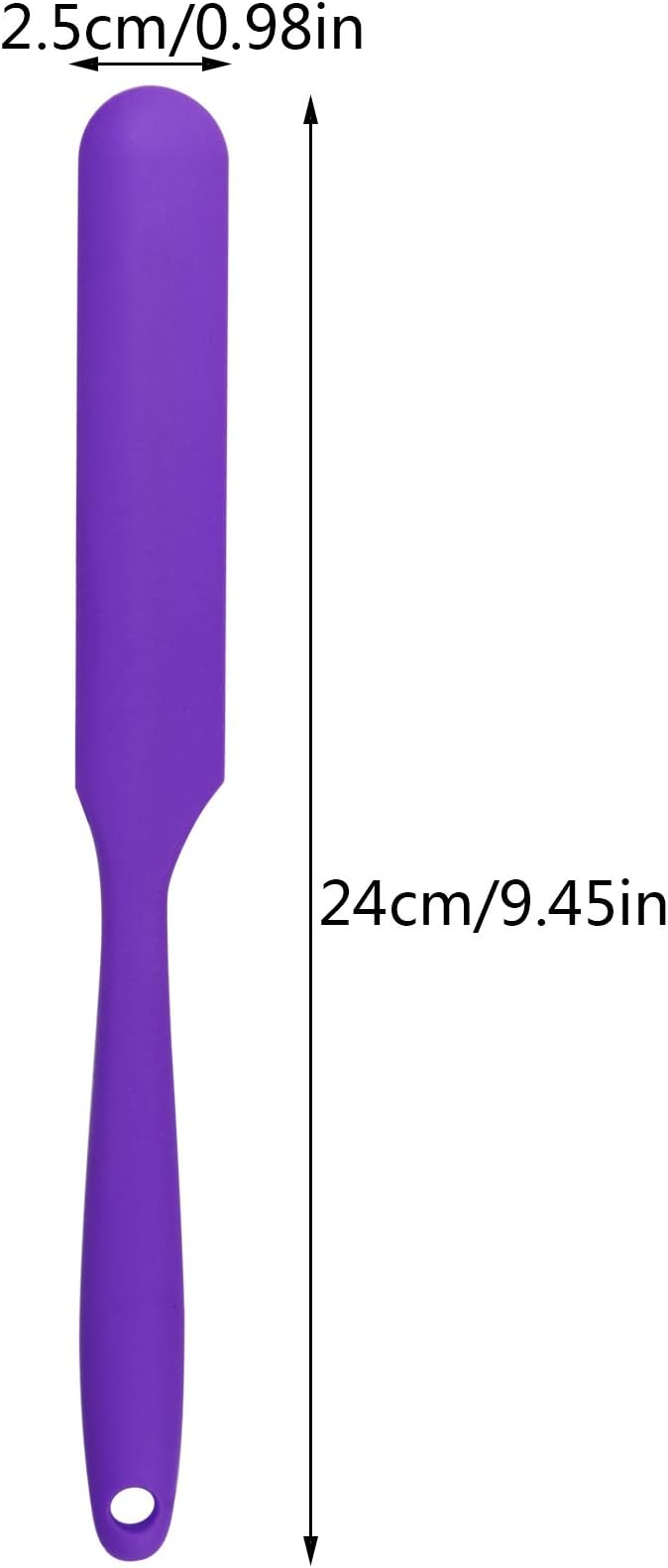 4pcs Silicone Spatula Set Heat Resistant Cake Cream Butter Spatulas Mixing Batter Scraper Non-Stick Flexible Baking Cooking Tool 4 Colors (mix color-2)