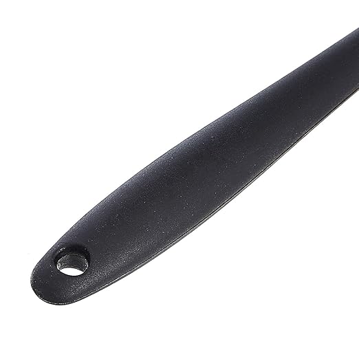 Amazon Basics Non-Stick Heat Resistant Silicone Spatula Set, Dishwasher Safe, BPA Free, Food Grade, 2 Small & 2 Large, Black, Pack of 4