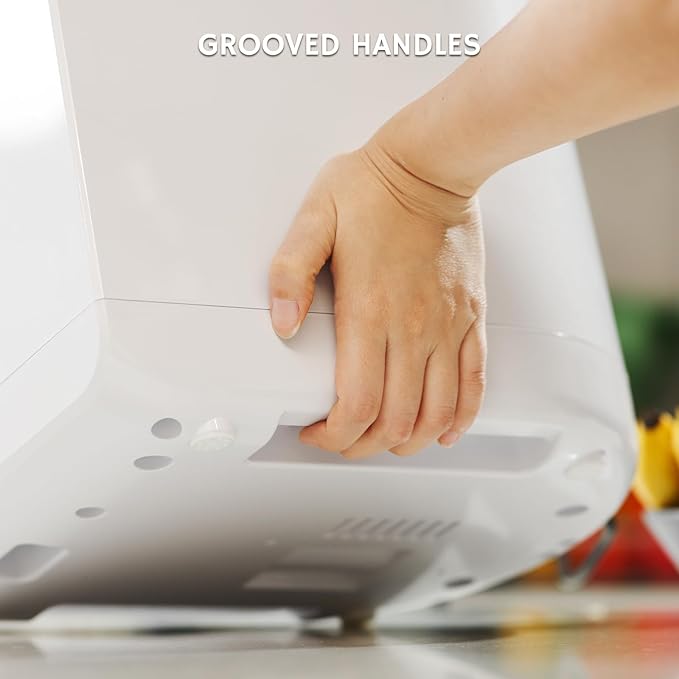 Airthereal R500 Electric Kitchen Composter with SHARKSDEN Tri-Blade | Turns Food Scraps into Dry Fertilizer in 4 Hours | Odorless Countertop Waste Recycler, 2.5L, Dishwasher Safe (Glossy Pearl White)