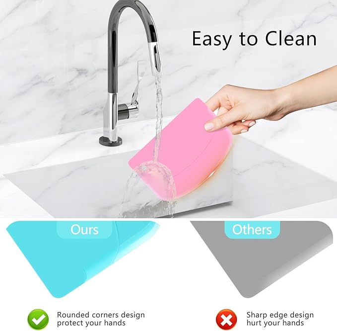 Bowl Scraper Spatula Multipurpose dough Scraper 2PCS, Flexible Plastic Kitchen Pastry Cutter Tool, Food Scrappers for Bread Dough Baking Cake Fondant Icing.