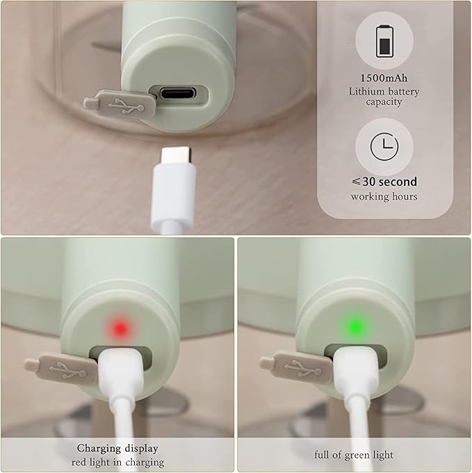 Electric Vegetable Cutter Set - 4 in 1 Portable, Rechargeable, Wireless Food Processor & Chopper Machine for Pepper, Garlic, Onion, Celery & Meat