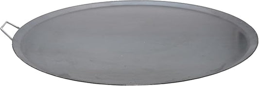 Comal Para Tortillas Grandes 21.5 Inch Redondo for Tortillas y Quesadilla Carbon Steel Heavy Duty Metal Handle