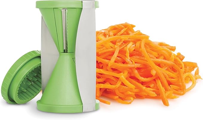 HIC Kitchen Spiral Vegetable Slicer, 18/8 Stainless Steel Blades