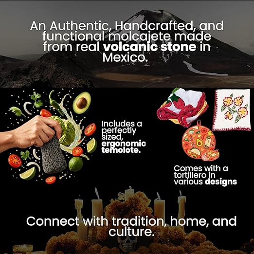 The original Molcajete Mexicano volcanic rock Handmade of Authentic Lava Rock in Mexico - Molcajete de Piedra volcanica - Molcajete Mortar Pestle molcajete bowl molcajete volcanic rock guacamole maker