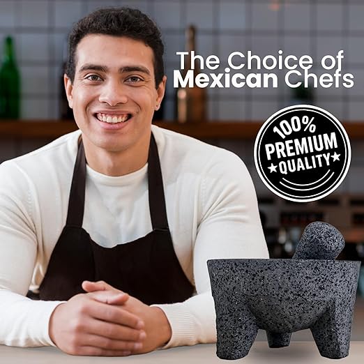 The original Molcajete Mexicano volcanic rock Handmade of Authentic Lava Rock in Mexico - Molcajete de Piedra volcanica - Molcajete Mortar Pestle molcajete bowl molcajete volcanic rock guacamole maker