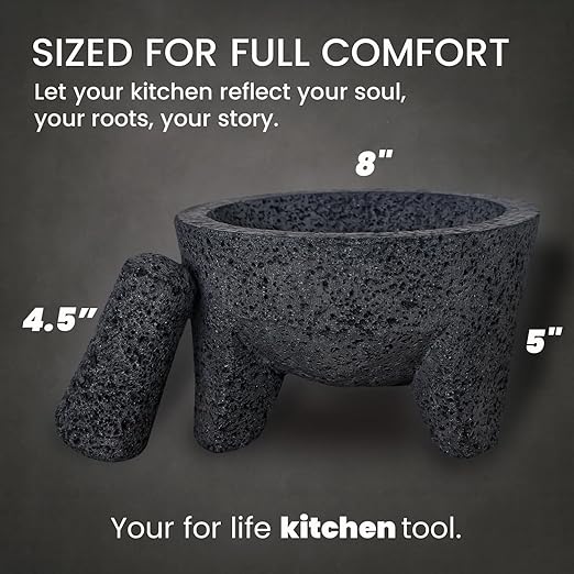 The original Molcajete Mexicano volcanic rock Handmade of Authentic Lava Rock in Mexico - Molcajete de Piedra volcanica - Molcajete Mortar Pestle molcajete bowl molcajete volcanic rock guacamole maker