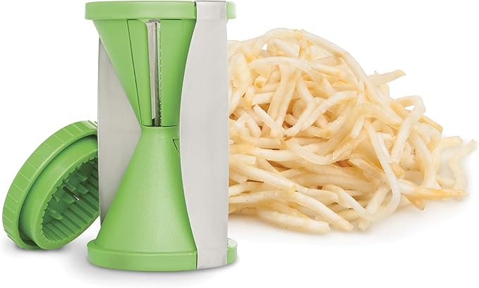 HIC Kitchen Spiral Vegetable Slicer, 18/8 Stainless Steel Blades