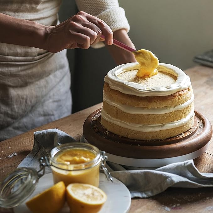 High Heat Resistant Silicone Scraper Spoon Commercial Cooking Set - 2 x 16.5'' Spatula