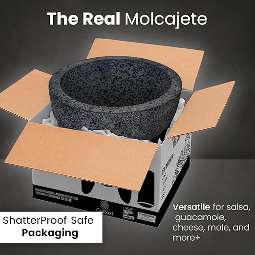 The original Molcajete Mexicano volcanic rock Handmade of Authentic Lava Rock in Mexico - Molcajete de Piedra volcanica - Molcajete Mortar Pestle molcajete bowl molcajete volcanic rock guacamole maker
