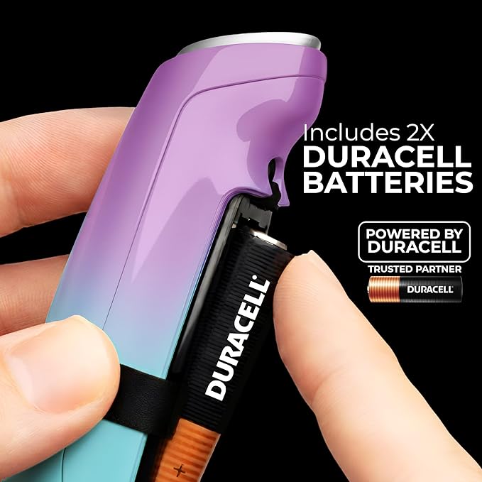 Zulay Kitchen Patented Tornado Triple Whisk Milk Frother with 4 Duracell Batteries – Handheld Foam Maker for Coffee, Lattes, Matcha & Hot Chocolate – Rich, Creamy Froth in Seconds