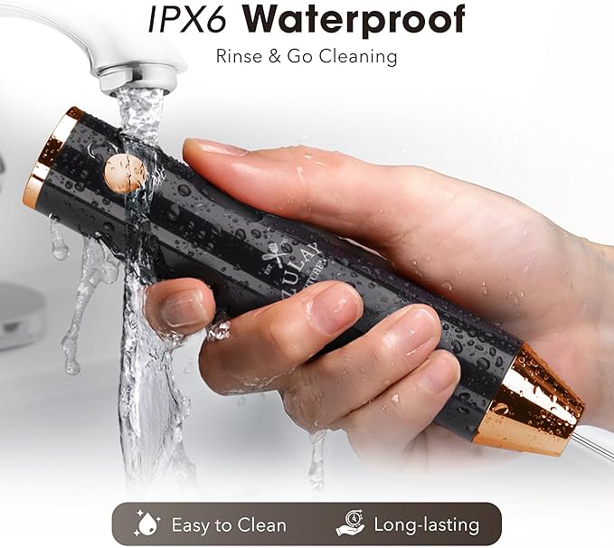 Zulay Kitchen Rechargeable Milk Frother Handheld - Lux 4 Whisks, Powerful 2-Speed Motor, Waterproof, 2000mAh Battery - Drink Mixer for Latte, Cappuccino, Matcha & Protein Powder - Dark Copper