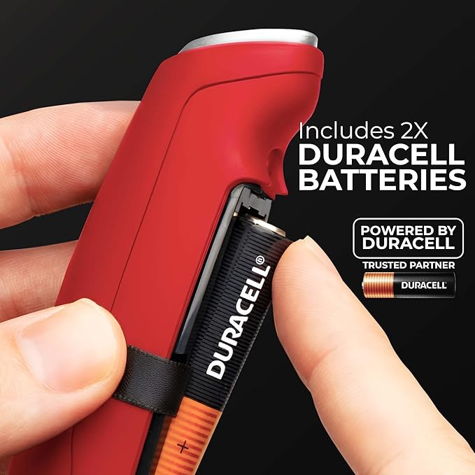 Zulay Kitchen Patented Tornado Triple Whisk Milk Frother with 4 Duracell Batteries – Handheld Foam Maker for Coffee, Lattes, Matcha & Hot Chocolate – Rich, Creamy Froth in Seconds