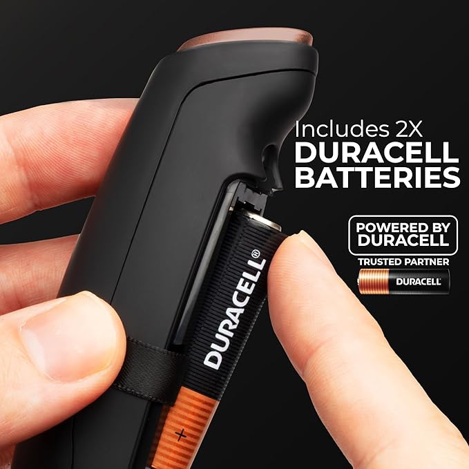 Zulay Kitchen Patented Tornado Triple Whisk Milk Frother with 4 Duracell Batteries – Handheld Foam Maker for Coffee, Lattes, Matcha & Hot Chocolate – Rich, Creamy Froth in Seconds