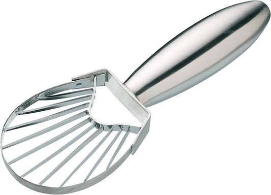 MasterClass KCAVOCADO Stainless Steel Avocado Slicer and Scooper, 18 cm (7"), Silver