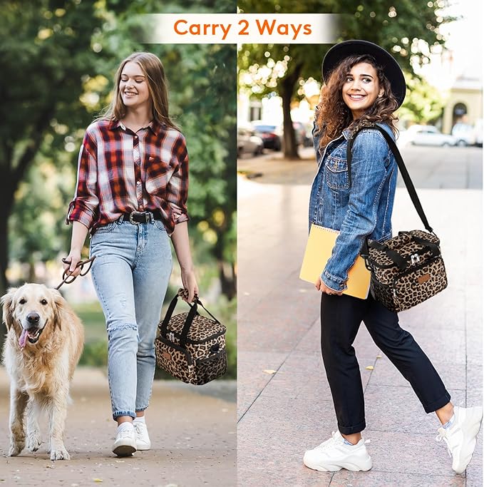 Lifewit Medium Lunch Bag Insulated Lunch Box Soft Cooler Cooling Tote for Adult Men Women, Purple 12-Can (9L)