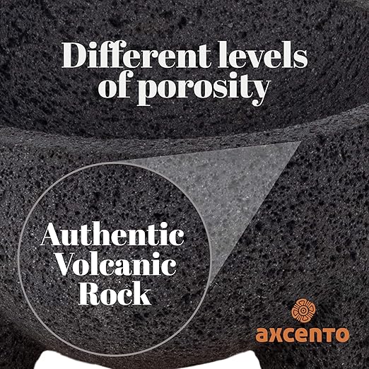 Traditional Molcajete Mexicano Volcanic Rock Mortar and Pestle Set Handmade of Authentic Lava Rock in Puebla Mexico Guacamole Bowl Cutting Board Included Molcajete Bowl de Piedra Volcanica
