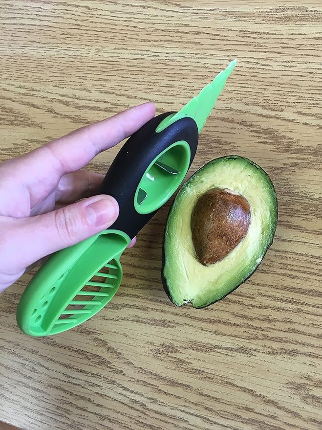 Cuisinox 3-In-1 Avocado Slicer Peeler Tool, 7.5" x 3"