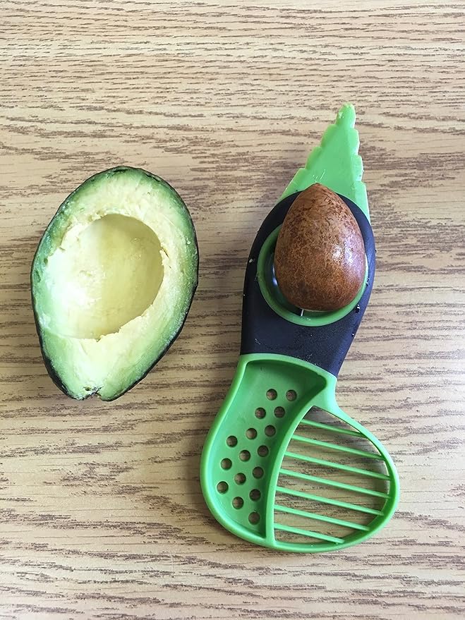 Cuisinox 3-In-1 Avocado Slicer Peeler Tool, 7.5" x 3"